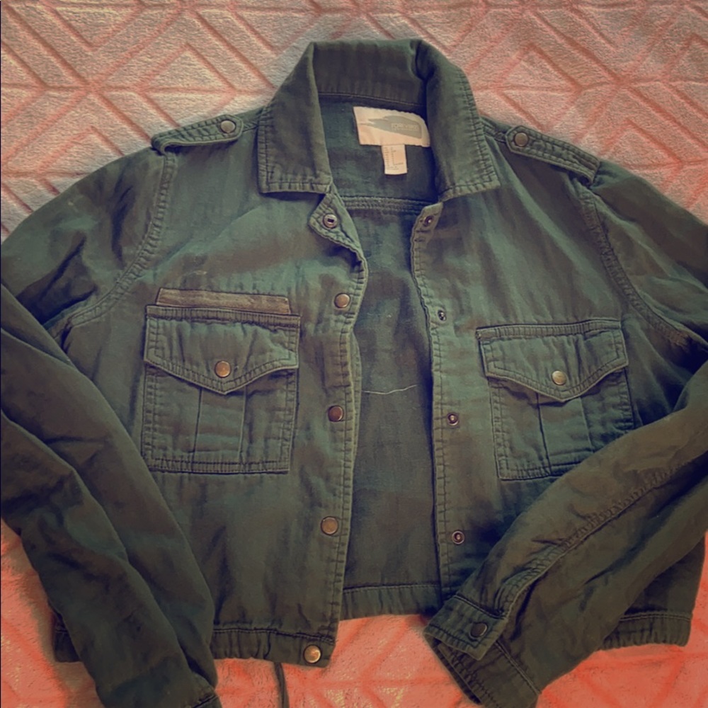 Green hip hitter jacket
